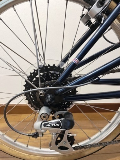 【美品】RALEIGH（ラレー）ミニベロ RSW Sport Mixte(RSH) アガトブルー サイズ：420mm