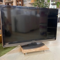 SHARP シャープ　46インチ　テレビ　DVD内蔵