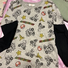 140 男の子　ロンTなど　ステテコ　セット　洋服　まとめ売り　鬼滅　マリオの画像