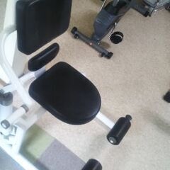 油圧式背筋、腹筋マシンの画像