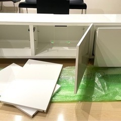 IKEA テレビ台 ローボード ベストー 白180㎝