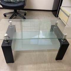 【5/8まで取引限定】センターテーブル ガラス