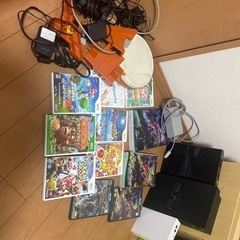ゲーム機とゲームディスクの画像