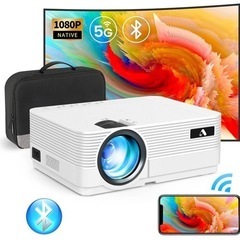 大画面⭐️プロジェクター 小型 WiFi 1080PフルHD 