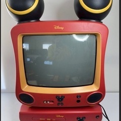 Disney テレビ ディズニー ミッキーマウス 14型テレビ 当時
