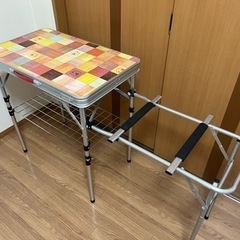 【美品】Coleman/コールマン/キャンプ/キッチンスタンドプラス