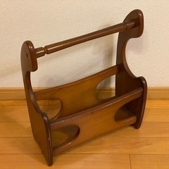 あげます。アンティーク家具調 マガジンラック