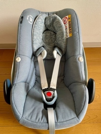 マキシコシ Family fix2とペブルプロアイサイズ　エッセンシャルグレイ