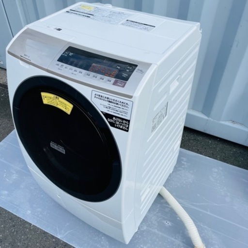 【2019年製】HITACHI ドラム式洗濯乾燥機　11kg 配達⭕️