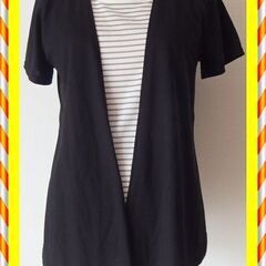 【CLASSA】重ね着風カットソー＃M