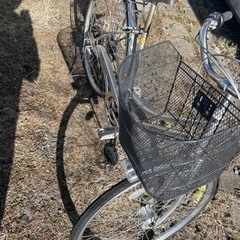 自転車　空気ないです。