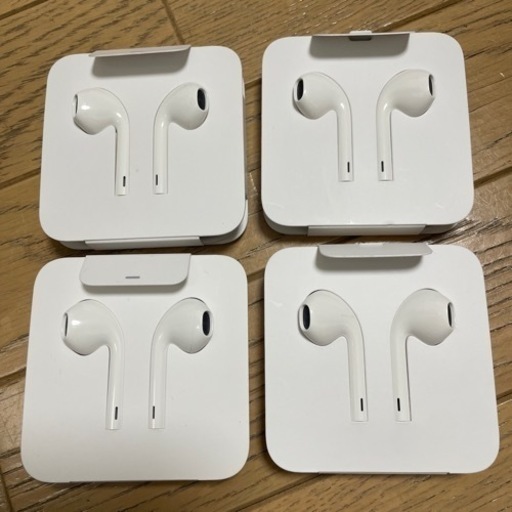 iPhone付属イヤホン、未使用、新品、美品、純正
