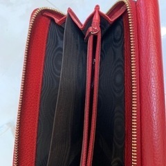 【値下げ】【美品】GUCCI グッチ 長財布 赤の画像