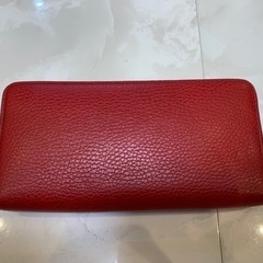 【値下げ】【美品】GUCCI グッチ 長財布 赤の画像