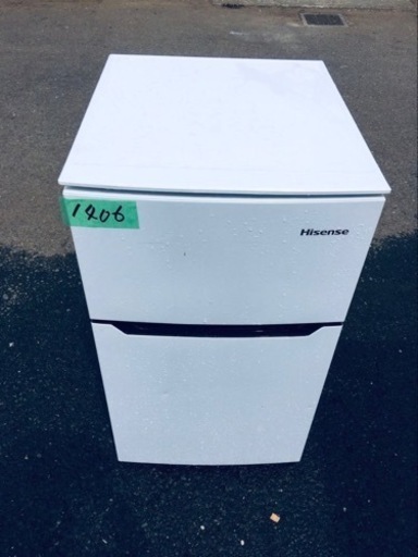 ✨2018年製✨ 1406番 Hisense✨冷凍冷蔵庫✨HR-B95A‼️