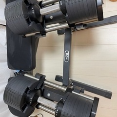 【引取り限定】flexbell32kg 2kg刻み 2つ&ダンベ...