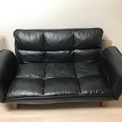 2人掛けソファ（合皮）