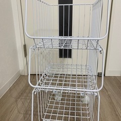 かご　3段の画像