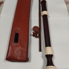 【値下げしました！】アウロスリコーダー　ソプラノ　703BW E　小学生使用の画像