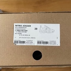 NO NAME nitro jogger シルバー サイズ39の画像