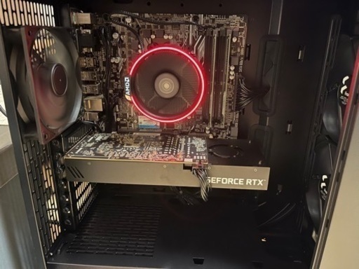 おしゃれ❗️木目　ゲーミングpc ケース新品　Ryzen 7 rtx 2060