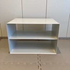 オープンラック　白　スチール