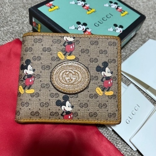 GUCCI ミッキーマウス 財布 二つ折り