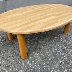 ★一人暮らしに最適★ シンプルなローデスク 約30x90x60c...