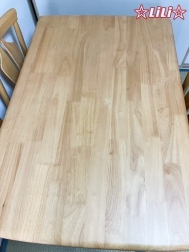 美品　引き取り歓迎　ダイニングテープル　セット　椅子×3
