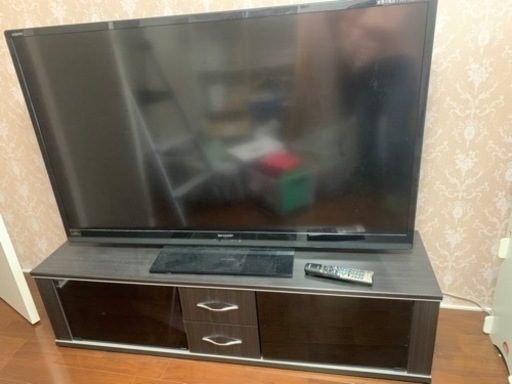 SHARP AQUOS60インチとテレビ台のセット　美品