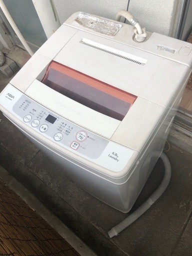 AQUA 洗濯機 6.0kg washing machine
