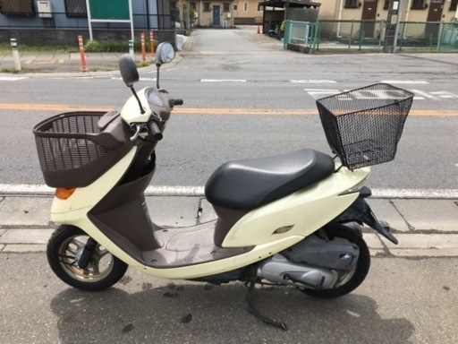 店頭で決まりました^_^ ディオ　チェスタ　AF62 カゴ付き買い物仕様　通勤、通学に