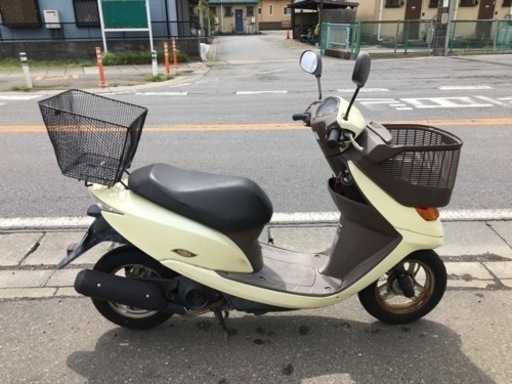 店頭で決まりました^_^ ディオ　チェスタ　AF62 カゴ付き買い物仕様　通勤、通学に