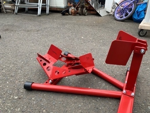 【引き取り限定】フロントホイールクランプ バイクスタンド