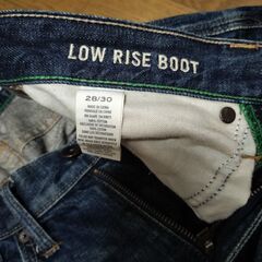 古着　AMERICAN 　ローライズ・ブーツカット　インディゴの画像
