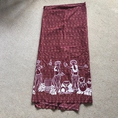 フラダンス用パウスカート3枚&フラ模様生地の画像