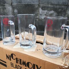 更にお値下げ【昭和平成レトロ】KIRIN BEER ビールジョッキ 未使用品 12個 大生と中生 業務用の画像