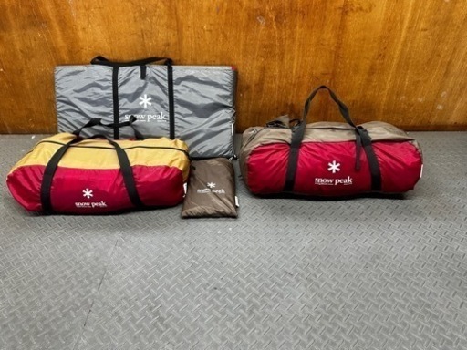 スノーピーク　リビングシェルS、アメニティドームMセット