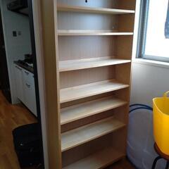 【お譲りします】無印良品の本棚　4/8か4/9に取りに来れる方