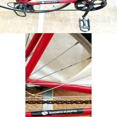 12,000円→10,000円 状態 良 すぐに使えます 自転車 ロードバイク シマノ SHIMANO SIS EQUIPPED 700Cの画像