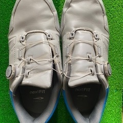 中古品　TIGORA 　ゴルフシューズ　nextFIT グレー×...