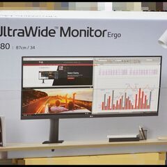 未開封 LG 34インチ モニター 34WN780 アームスタン...