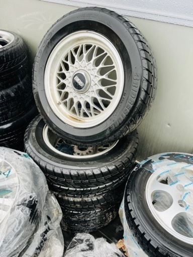 BBS 15インチタイヤ　中古　4本