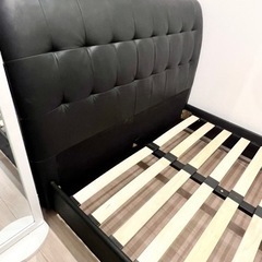 レザーベッドフレームセミダブル