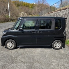 奈良県発　ダイハツ 平成28年式 タントカスタム トップエディションSAⅡ 黒 車検付の画像