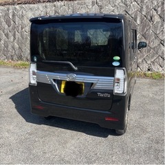 奈良県発　ダイハツ 平成28年式 タントカスタム トップエディションSAⅡ 黒 車検付の画像