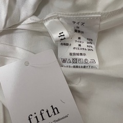 fifth ニット ボリュームスリーブドッキングニット　Mサイズの画像