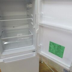 1ヶ月保証/冷蔵庫/2ドア/右開き/ホワイト/1人暮らし/新生活/単身サイズ/ヤマダ電機/YAMADA/YRZ-C12H1/傷み多め/中古品/J5143/の画像