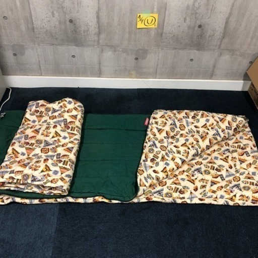 Coleman コールマン 寝袋 シュラフ 汚れあり 1人用 中古 キャンプ用品