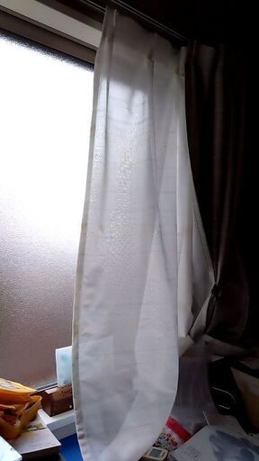 10/31まで！！⭐︎腰窓用⭐︎ダブルガーゼカーテン フリンジ、タッセル付き 10/31まで！！⭐︎腰窓用⭐︎ダブルガーゼカーテン フリンジ、タッセル